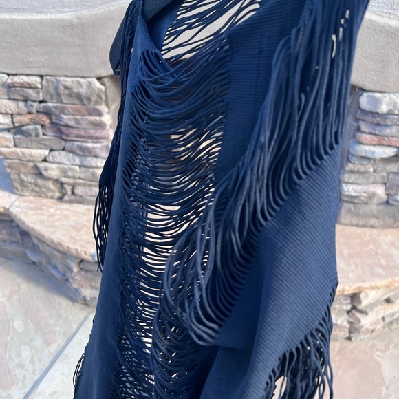 PilyQ Haute Summer black Poncho bathing suit cover up one size - Picture 12 of 15